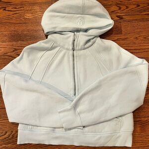 Lululemon Scuba Oversized Half-Zip Hoodie XS/S Sheer Blue